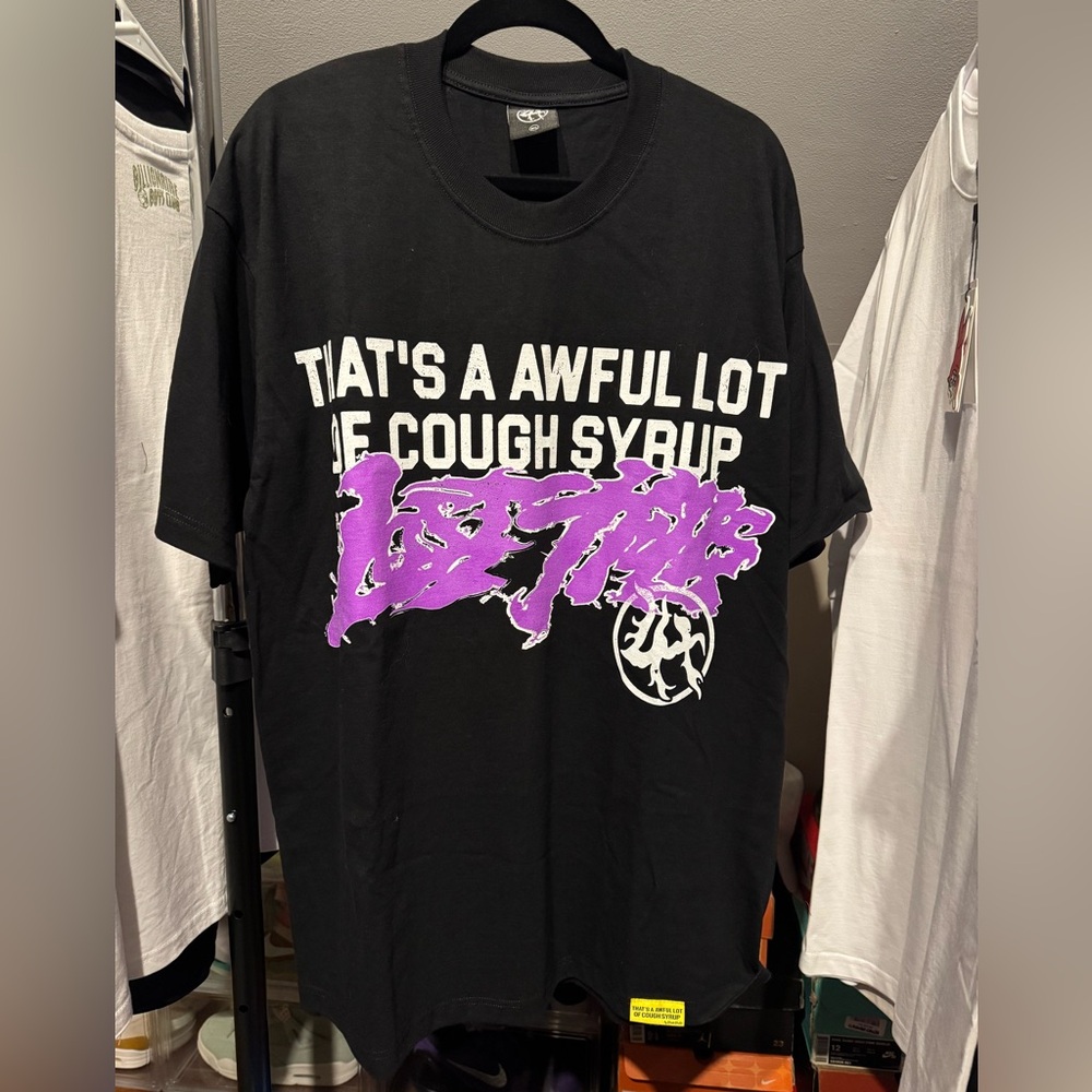 Lost Hills x ALOCS (awful lot of cough syrup) collab tee XL